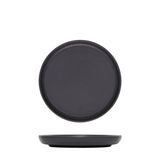 Eclipse Uno Black Round Plate