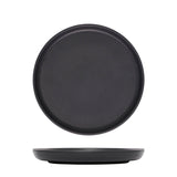 Eclipse Uno Black Round Plate