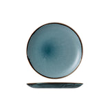 Dudson Harvest Blue Round Coupe Plate