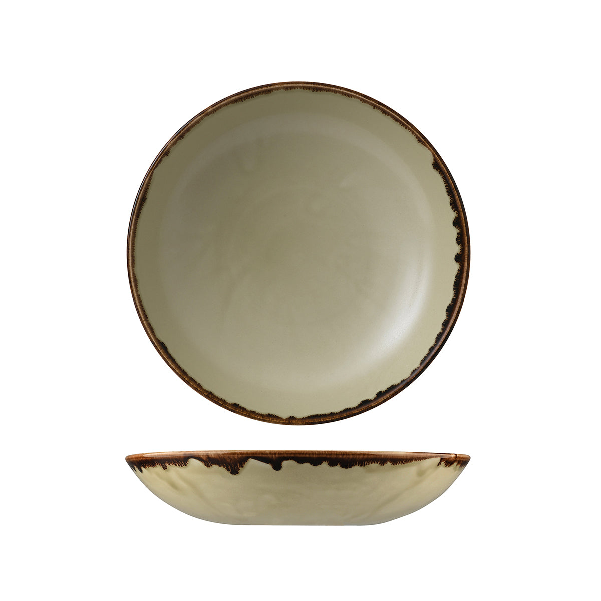 Dudson Harvest Linen Round Coupe Bowl