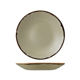 Dudson Harvest Linen Round Deep Coupe Plate