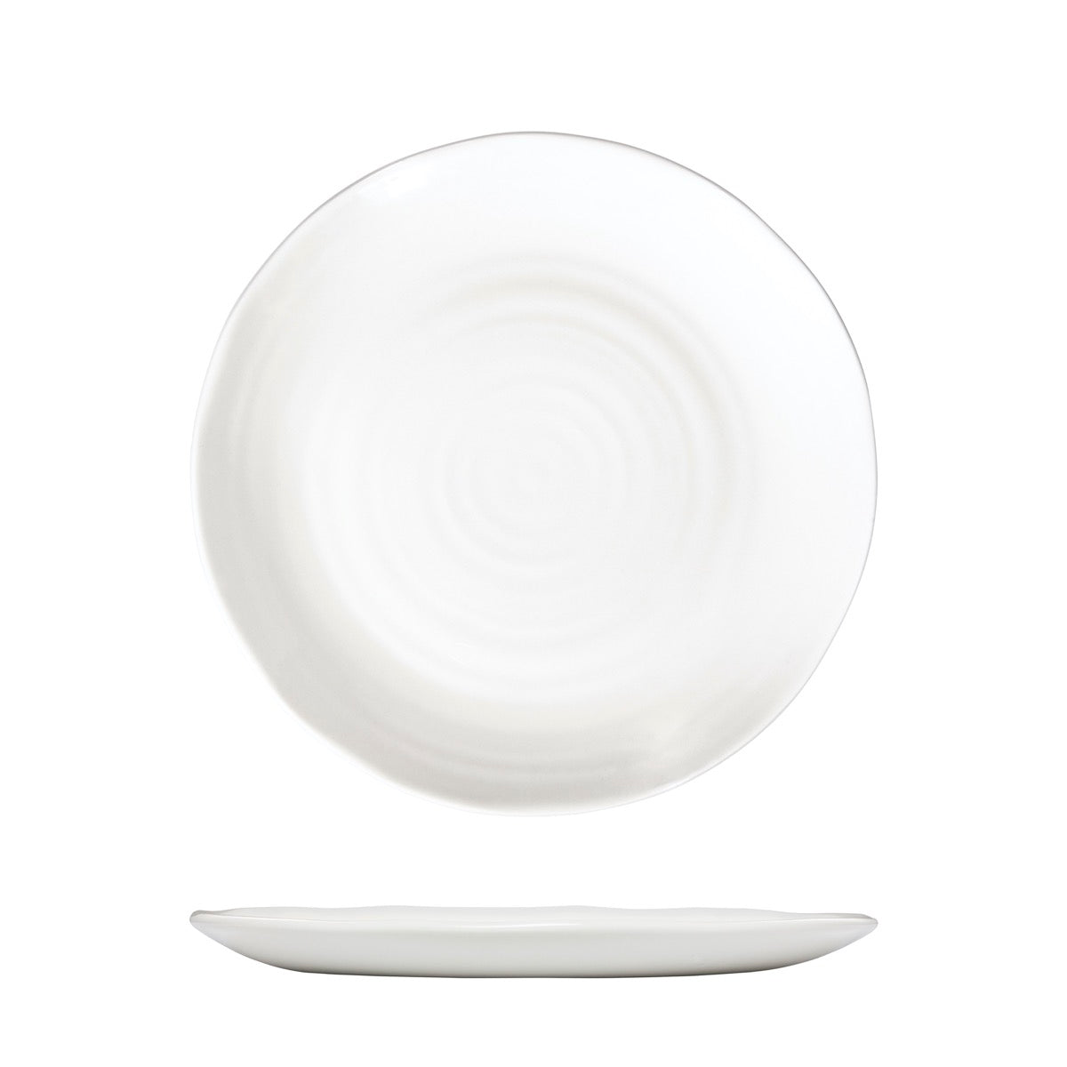 Dudson Organic White Organic Coupe Plate