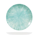 Aquamarine Stone Round Coupe Plate