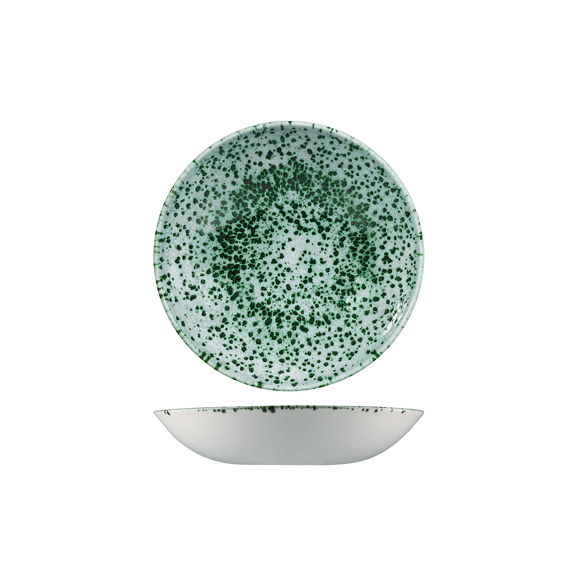 Mineral - Green Round Coupe Bowl