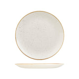 Churchill Stonecast Barley White Round Coupe Plate