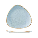 Churchill Stonecast Duck Egg Triangular Plate