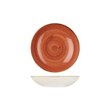 Churchill Stonecast Spiced Orange Round Coupe Bowl