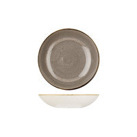 Churchill Stonecast Peppercorn Grey Round Coupe Bowl