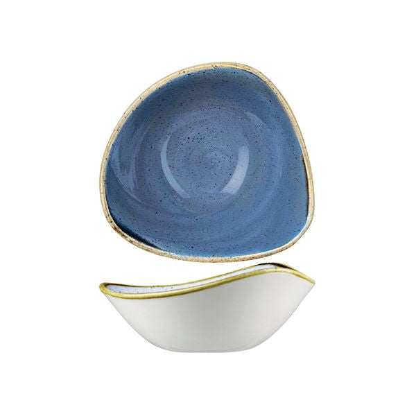 Churchill Stonecast Cornflower Triangular Bowl