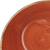 Churchill Stonecast Spiced Orange Round Coupe Bowl