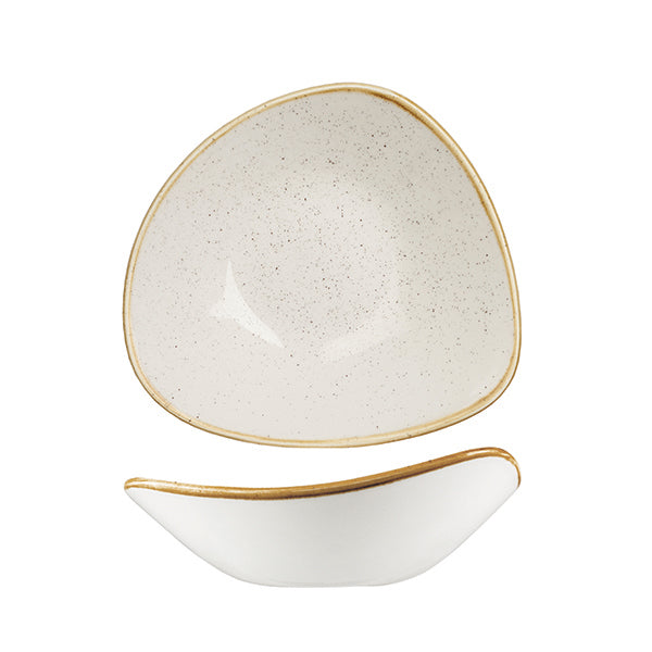 Churchill Stonecast Barley White Triangular Bowl