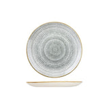 Stone Grey Round Coupe Plate