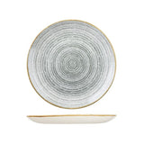 Stone Grey Round Coupe Plate