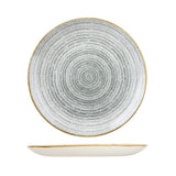 Stone Grey Round Coupe Plate