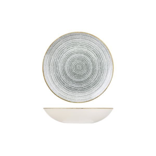 Stone Grey Round Coupe Bowl