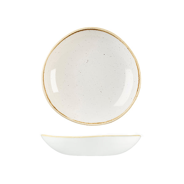 Churchill Stonecast Barley White Organic Round Bowl