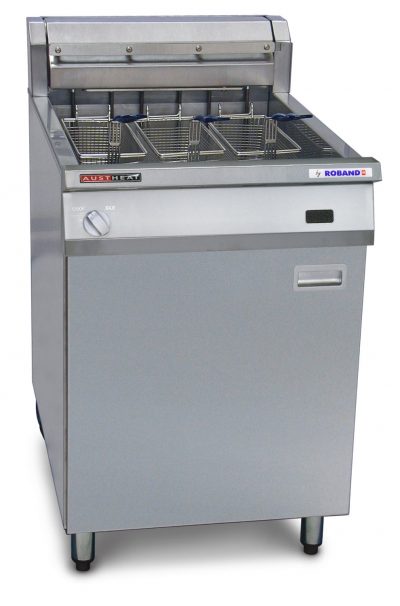 Austheat Freestanding Electric Fryer, 3 Baskets