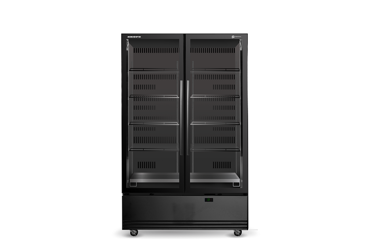 SKOPE ActiveCore2 BME1200N-A Black 2 Door Fridge