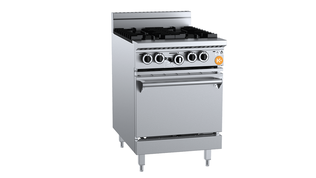 B&S K+ 4 Burner Oven Range