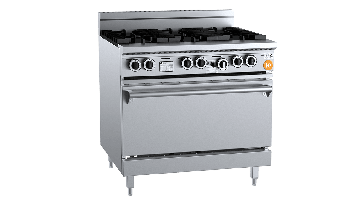 B&S K+ 6 Burner Oven Range