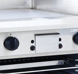 LUUS Professional Series Griddle 600mm with toaster on stand