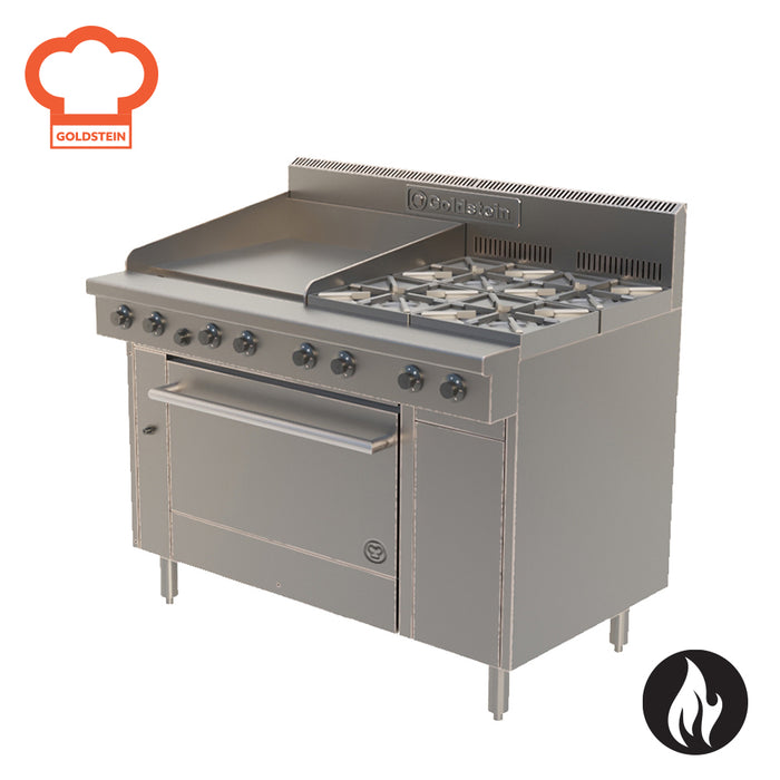 Goldstein Gas 4 Burner | Oven | 600mm Grill