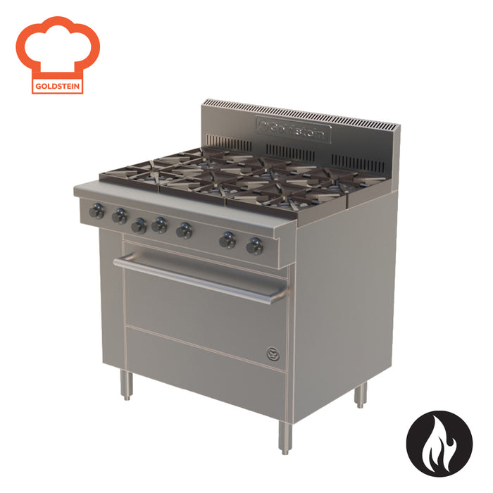 Goldstein Gas 6 Burner Oven Range