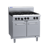 LUUS Professional Series Range 6 burners With Static oven 