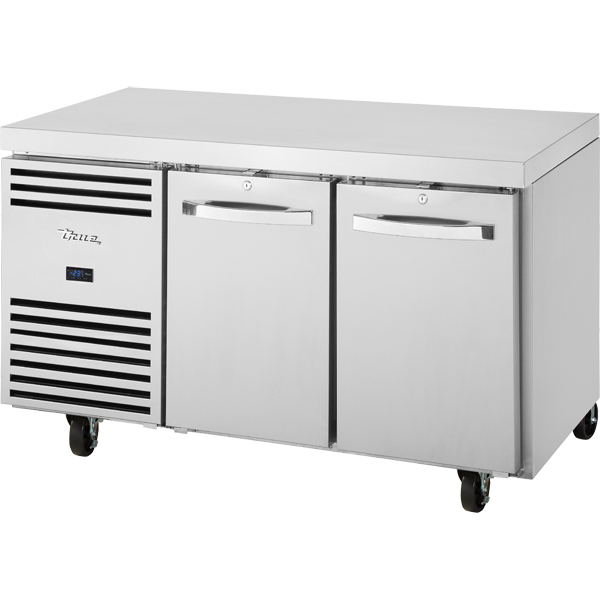 TRUE Gastronorm Counter Series - 2  Solid Door Under Bench Freezer