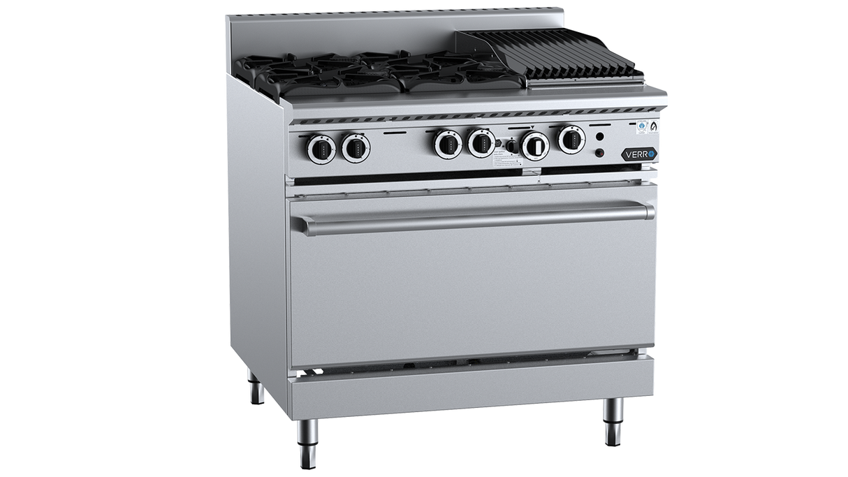 B&S Verro 4 Burner | 300mm Char Grill + Oven