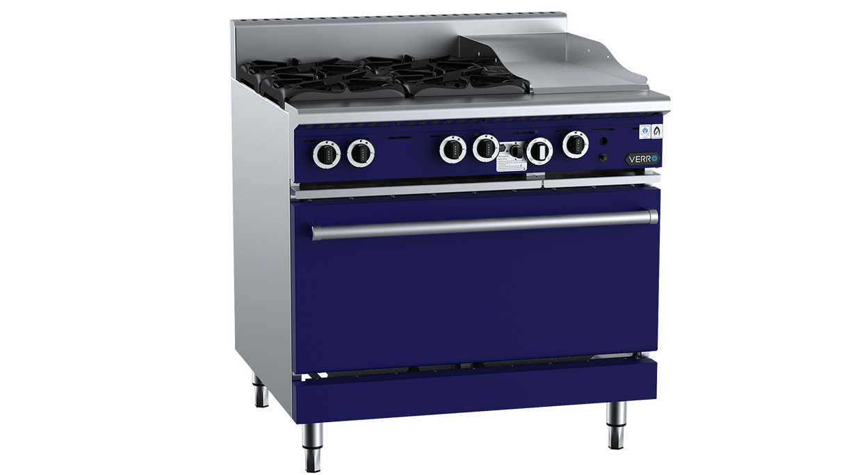 B&S Verro 4 Burner | 300mm Grill Plate + Oven