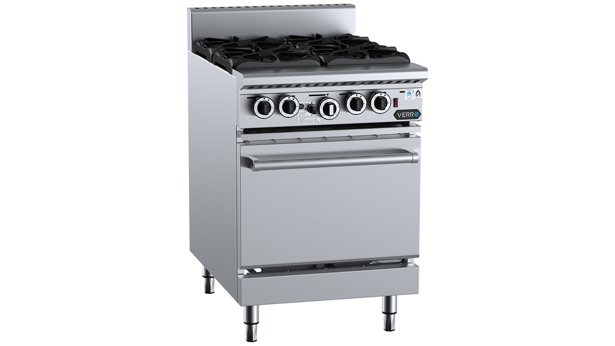 B&S Verro 4 Burner Oven range (Fan Forced)