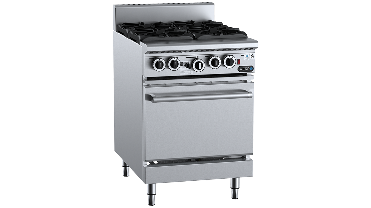 B&S Verro 4 Burner Oven range (Fan Forced)