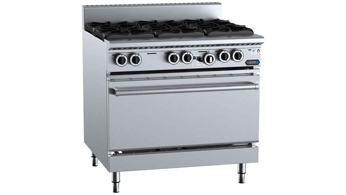 B&S Verro 6 Burner Oven range