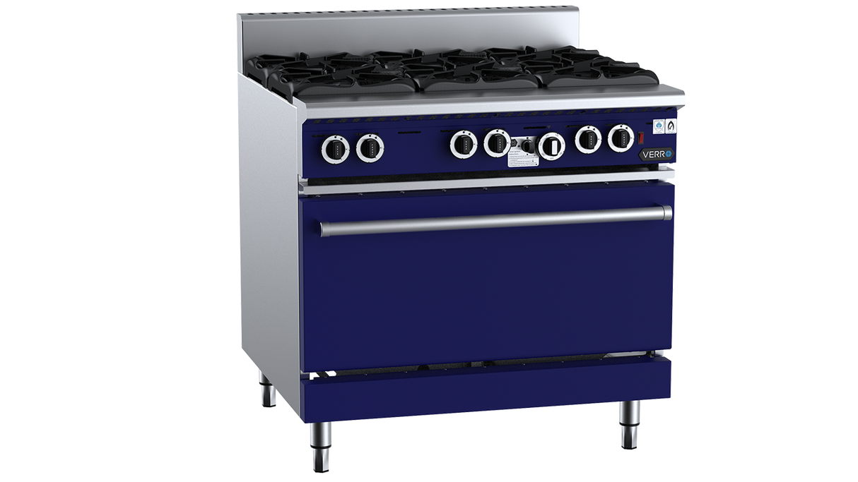 B&S Verro 6 Burner Oven range (Fan Forced)