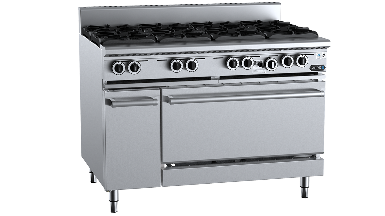 B&S Verro 8 Burner Oven range (Fan Forced)