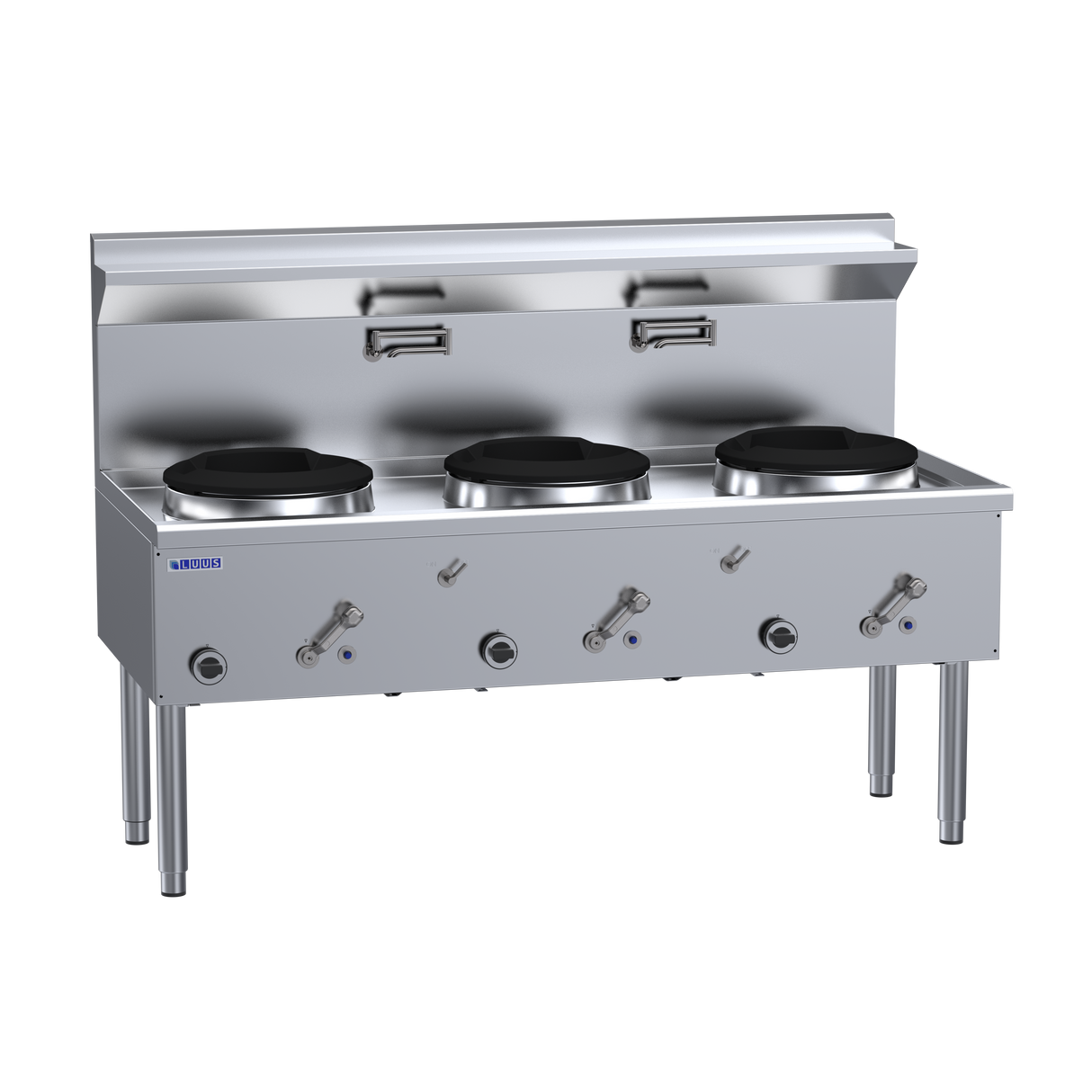 LUUS Compact Waterless Wok 3 Burners