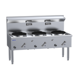 LUUS Compact Waterless Wok 3 Burners