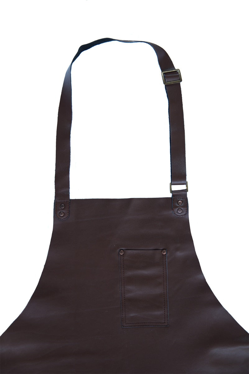 Aussie Chef Axil Select Leather Apron Brown