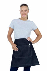 Aussie Chef Mia Waist Apron Navy Denim